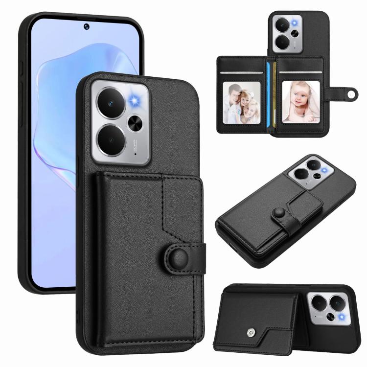 Button Card Bag RFID Anti-theft Phone Case