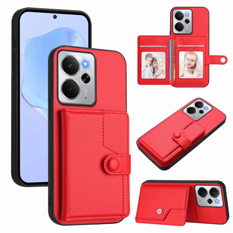 Button Card Bag RFID Anti-theft Phone Case
