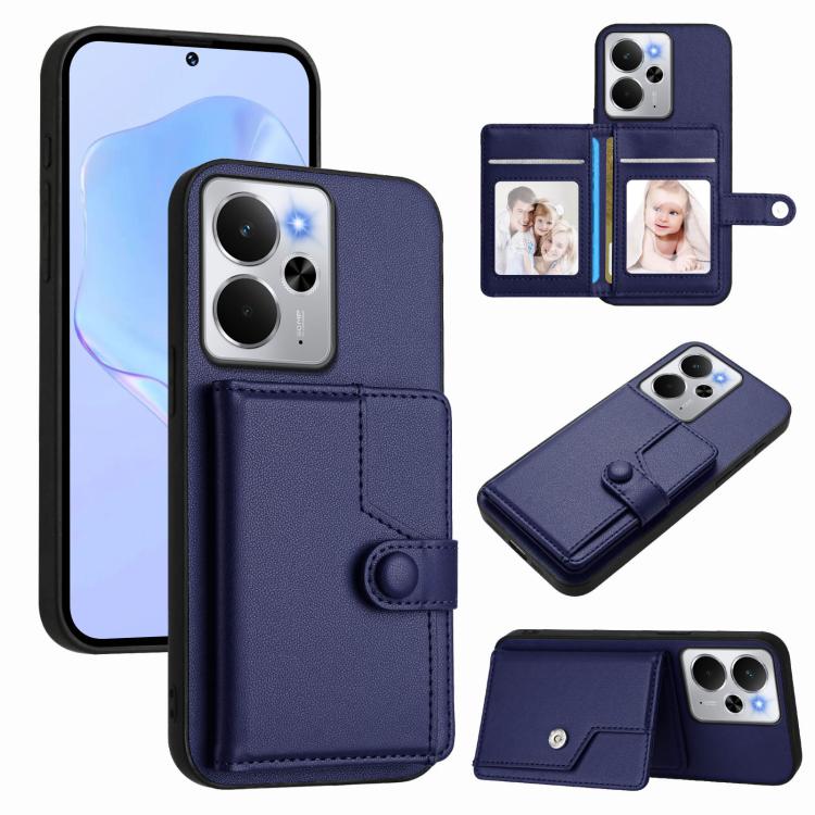 Button Card Bag RFID Anti-theft Phone Case