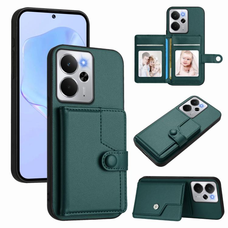 Button Card Bag RFID Anti-theft Phone Case