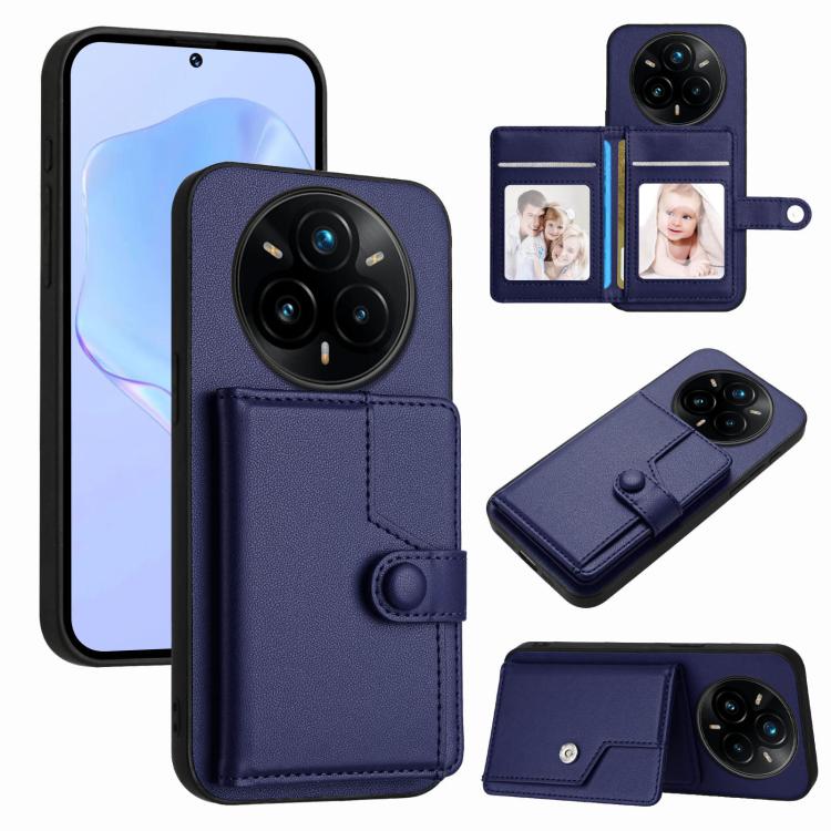 Button Card Bag RFID Anti-theft Phone Case