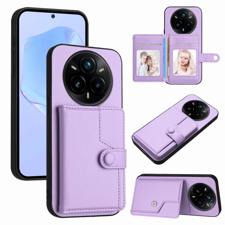 Button Card Bag RFID Anti-theft Phone Case