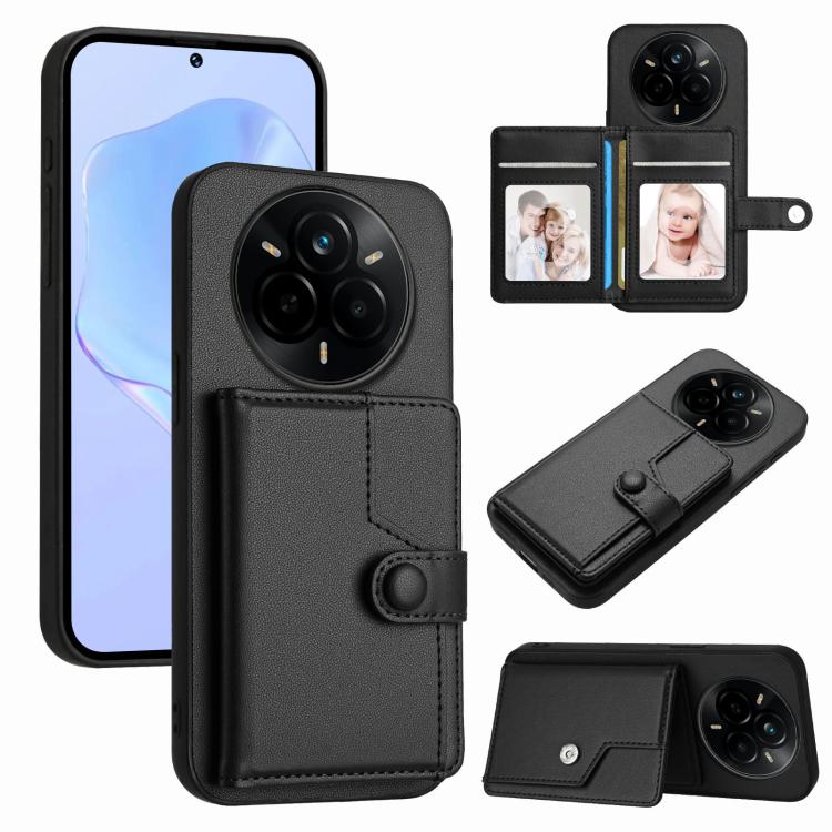 Button Card Bag RFID Anti-theft Phone Case
