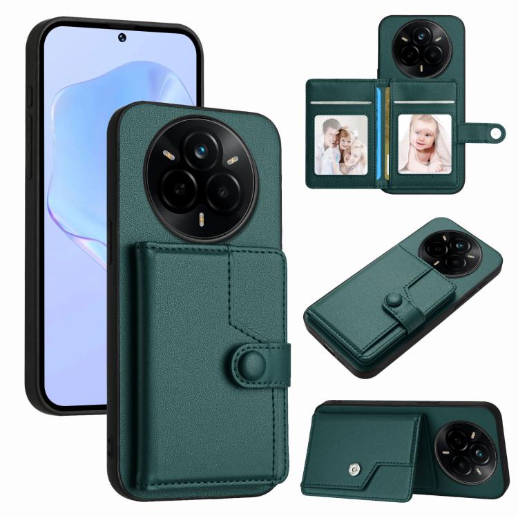 Button Card Bag RFID Anti-theft Phone Case