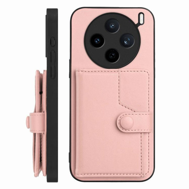 Button Card Bag RFID Anti-theft Phone Case