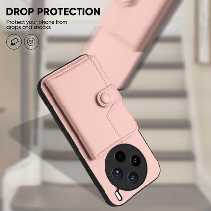 Button Card Bag RFID Anti-theft Phone Case, For vivo X200s, For vivo Y29 4G / T4x / Y300t, For vivo V50 / V50e, For vivo X200 Ultra