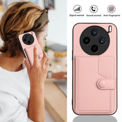 Button Card Bag RFID Anti-theft Phone Case, For vivo X200s, For vivo Y29 4G / T4x / Y300t, For vivo V50 / V50e, For vivo X200 Ultra