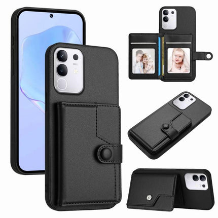 Button Card Bag RFID Anti-theft Phone Case, For vivo X200s, For vivo Y29 4G / T4x / Y300t, For vivo V50 / V50e, For vivo X200 Ultra