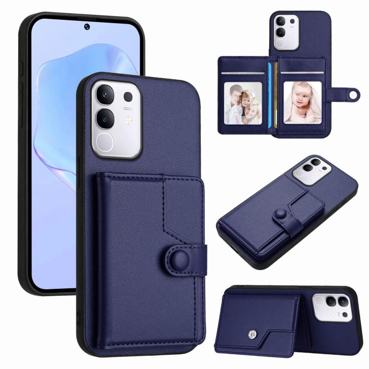 Button Card Bag RFID Anti-theft Phone Case
