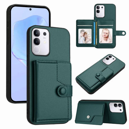 Button Card Bag RFID Anti-theft Phone Case, For vivo X200s, For vivo Y29 4G / T4x / Y300t, For vivo V50 / V50e, For vivo X200 Ultra