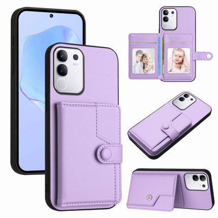 Button Card Bag RFID Anti-theft Phone Case, For vivo X200s, For vivo Y29 4G / T4x / Y300t, For vivo V50 / V50e, For vivo X200 Ultra