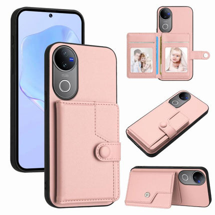 Button Card Bag RFID Anti-theft Phone Case, For vivo X200s, For vivo Y29 4G / T4x / Y300t, For vivo V50 / V50e, For vivo X200 Ultra