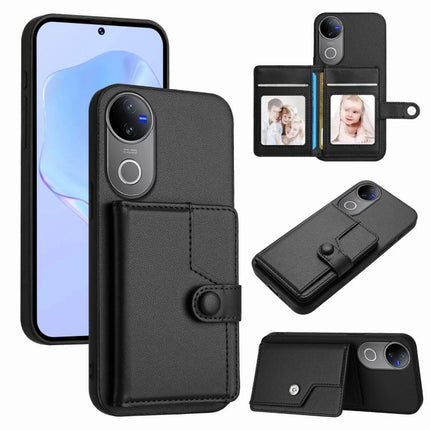 Button Card Bag RFID Anti-theft Phone Case, For vivo X200s, For vivo Y29 4G / T4x / Y300t, For vivo V50 / V50e, For vivo X200 Ultra