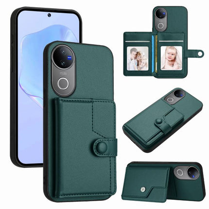 Button Card Bag RFID Anti-theft Phone Case, For vivo X200s, For vivo Y29 4G / T4x / Y300t, For vivo V50 / V50e, For vivo X200 Ultra
