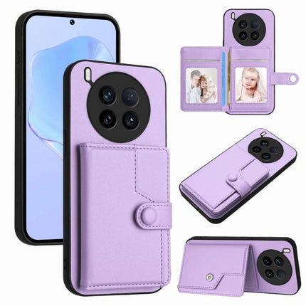 Button Card Bag RFID Anti-theft Phone Case, For vivo X200s, For vivo Y29 4G / T4x / Y300t, For vivo V50 / V50e, For vivo X200 Ultra