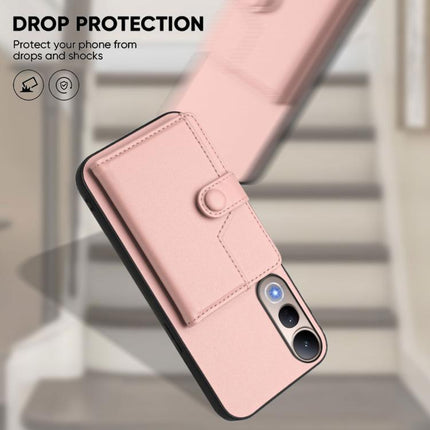 Button Card Bag RFID Anti-theft Phone Case, For vivo V50 Lite 4G, For vivo Y39 5G / Y300i, For vivo Y200
