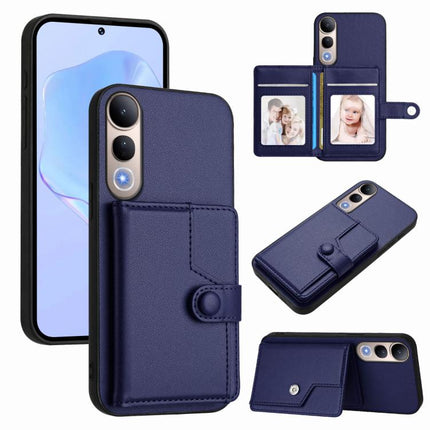 Button Card Bag RFID Anti-theft Phone Case, For vivo V50 Lite 4G, For vivo Y39 5G / Y300i, For vivo Y200