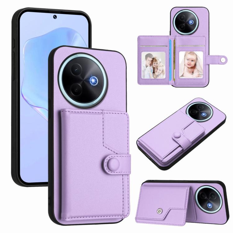 Button Card Bag RFID Anti-theft Phone Case