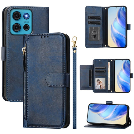 Multi-Card Slots Zipper Wallet Leather Phone Case, For Motorola Moto G05, For Motorola Moto G75 5G
