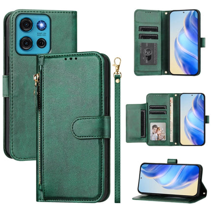 Multi-Card Slots Zipper Wallet Leather Phone Case, For Motorola Moto G05, For Motorola Moto G75 5G
