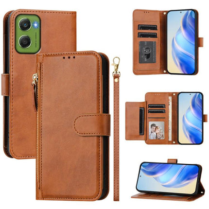 Multi-Card Slots Zipper Wallet Leather Phone Case, For Motorola Moto G17 4G / G17 Power 4G, For Motorola Moto G67 Power 5G Global, For Motorola Edge 70 5G / Moto X70 Air 5G, For Motorola Moto G06 4G