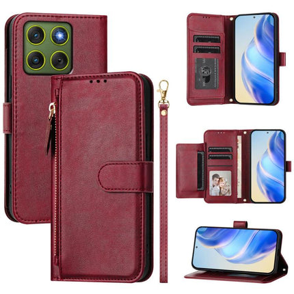 Multi-Card Slots Zipper Wallet Leather Phone Case, For Motorola Moto G17 4G / G17 Power 4G, For Motorola Moto G67 Power 5G Global, For Motorola Edge 70 5G / Moto X70 Air 5G, For Motorola Moto G06 4G