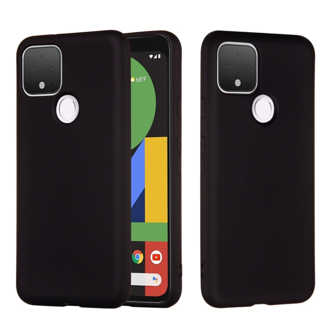 Pure Color Liquid Silicone Shockproof Full Coverage Case, For Google Pixel 5, For Google Pixel 4a 5G