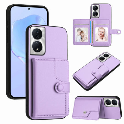 Button Card Bag RFID Anti-theft Phone Case, For Honor X8b Global, For Honor X9b / Magic6 Lite 5G, For Honor X7b / Play 8T 5G, For Honor X6a Global