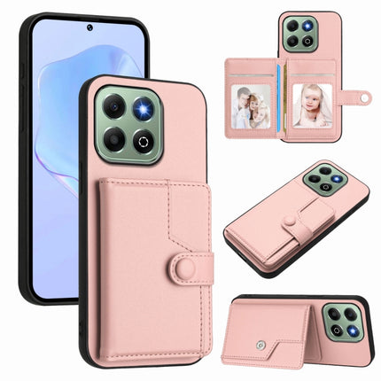 Button Card Bag RFID Anti-theft Phone Case, For Honor X6b, For Honor 200, For Honor 200 Pro, For Honor 200 Lite 5G