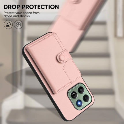 Button Card Bag RFID Anti-theft Phone Case, For Honor X6b, For Honor 200, For Honor 200 Pro, For Honor 200 Lite 5G