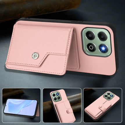 Button Card Bag RFID Anti-theft Phone Case, For Honor X6b, For Honor 200, For Honor 200 Pro, For Honor 200 Lite 5G