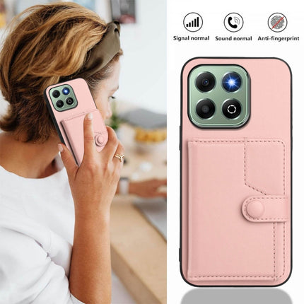Button Card Bag RFID Anti-theft Phone Case, For Honor X6b, For Honor 200, For Honor 200 Pro, For Honor 200 Lite 5G