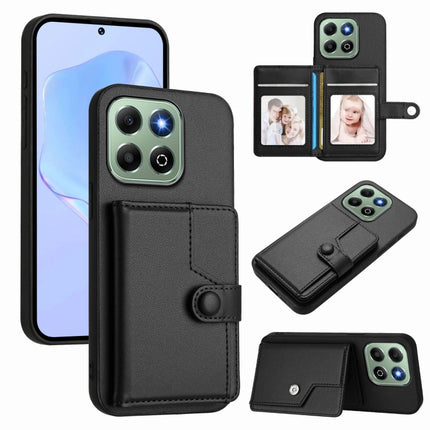Button Card Bag RFID Anti-theft Phone Case, For Honor X6b, For Honor 200, For Honor 200 Pro, For Honor 200 Lite 5G