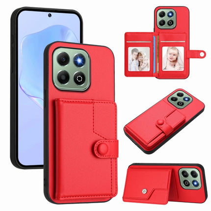 Button Card Bag RFID Anti-theft Phone Case, For Honor X6b, For Honor 200, For Honor 200 Pro, For Honor 200 Lite 5G