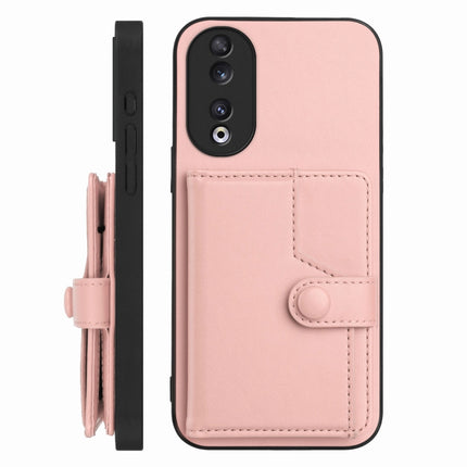 Button Card Bag RFID Anti-theft Phone Case, For Honor 90, For Honor X50i, For Honor X7a / Play7T, For Honor X8a