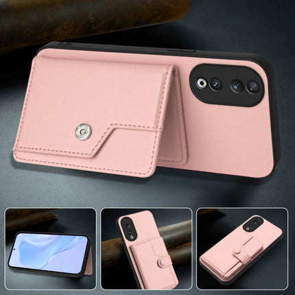 Button Card Bag RFID Anti-theft Phone Case, For Honor 90, For Honor X50i, For Honor X7a / Play7T, For Honor X8a
