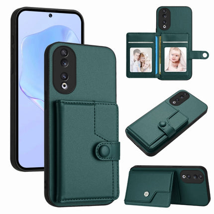 Button Card Bag RFID Anti-theft Phone Case, For Honor 90, For Honor X50i, For Honor X7a / Play7T, For Honor X8a