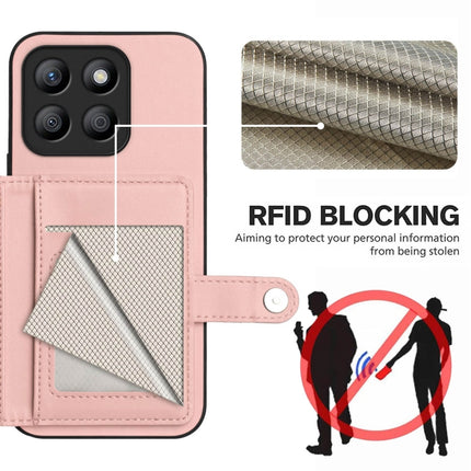 Button Card Bag RFID Anti-theft Phone Case, For Honor X8b Global, For Honor X9b / Magic6 Lite 5G, For Honor X7b / Play 8T 5G, For Honor X6a Global