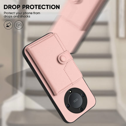 Button Card Bag RFID Anti-theft Phone Case, For Honor X9a / Magic5 Lite