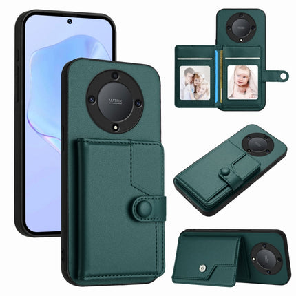 Button Card Bag RFID Anti-theft Phone Case, For Honor X9a / Magic5 Lite