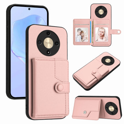 Button Card Bag RFID Anti-theft Phone Case, For Honor X8b Global, For Honor X9b / Magic6 Lite 5G, For Honor X7b / Play 8T 5G, For Honor X6a Global
