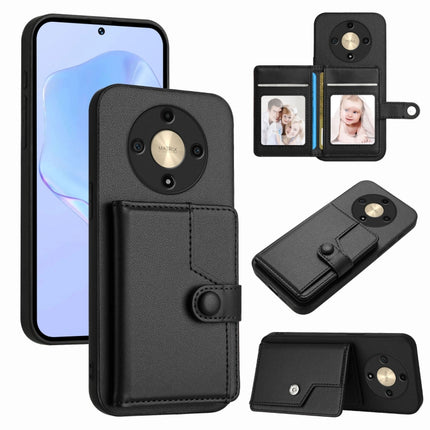 Button Card Bag RFID Anti-theft Phone Case, For Honor X8b Global, For Honor X9b / Magic6 Lite 5G, For Honor X7b / Play 8T 5G, For Honor X6a Global