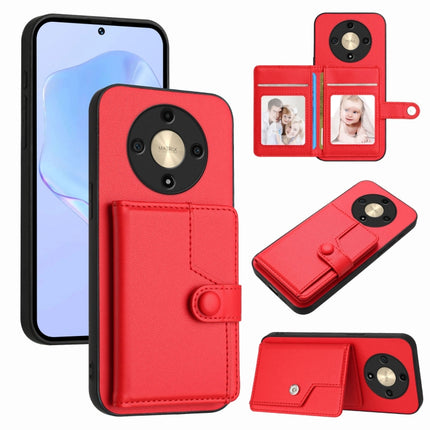 Button Card Bag RFID Anti-theft Phone Case, For Honor X8b Global, For Honor X9b / Magic6 Lite 5G, For Honor X7b / Play 8T 5G, For Honor X6a Global