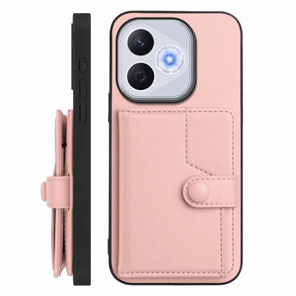 Button Card Bag RFID Anti-theft Phone Case, For Honor 400 Lite Global / X70i, For Honor X8c 4G, For Honor X60 Pro / X9c / Magic7 Lite, For Honor X60 / X9c Smart