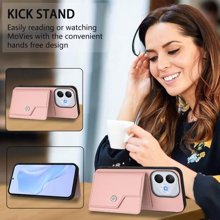 Button Card Bag RFID Anti-theft Phone Case, For Honor 400 Lite Global / X70i, For Honor X8c 4G, For Honor X60 Pro / X9c / Magic7 Lite, For Honor X60 / X9c Smart
