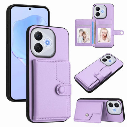 Button Card Bag RFID Anti-theft Phone Case, For Honor 400 Lite Global / X70i, For Honor X8c 4G, For Honor X60 Pro / X9c / Magic7 Lite, For Honor X60 / X9c Smart