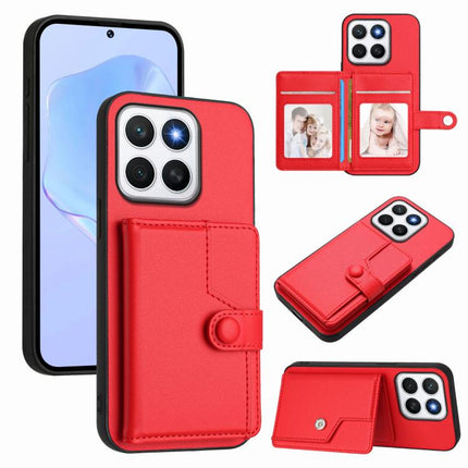 Button Card Bag RFID Anti-theft Phone Case, For Honor 400 Lite Global / X70i, For Honor X8c 4G, For Honor X60 Pro / X9c / Magic7 Lite, For Honor X60 / X9c Smart