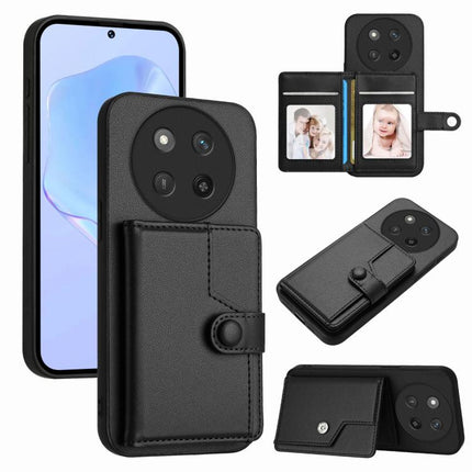 Button Card Bag RFID Anti-theft Phone Case, For Honor 400 Lite Global / X70i, For Honor X8c 4G, For Honor X60 Pro / X9c / Magic7 Lite, For Honor X60 / X9c Smart