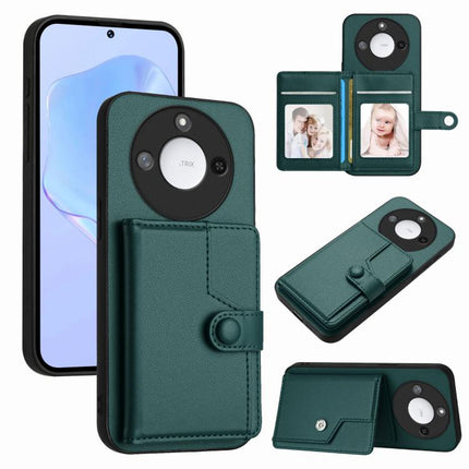 Button Card Bag RFID Anti-theft Phone Case, For Honor 400 Lite Global / X70i, For Honor X8c 4G, For Honor X60 Pro / X9c / Magic7 Lite, For Honor X60 / X9c Smart