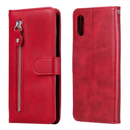 Fashion Calf Texture Zipper Horizontal Flip Leather Case with Stand & Card Slots & Wallet Function, For iPhone 12 Pro / 12, For iPhone 12 Pro Max, For Xiaomi Redmi 9C, For Xiaomi Redmi 9A